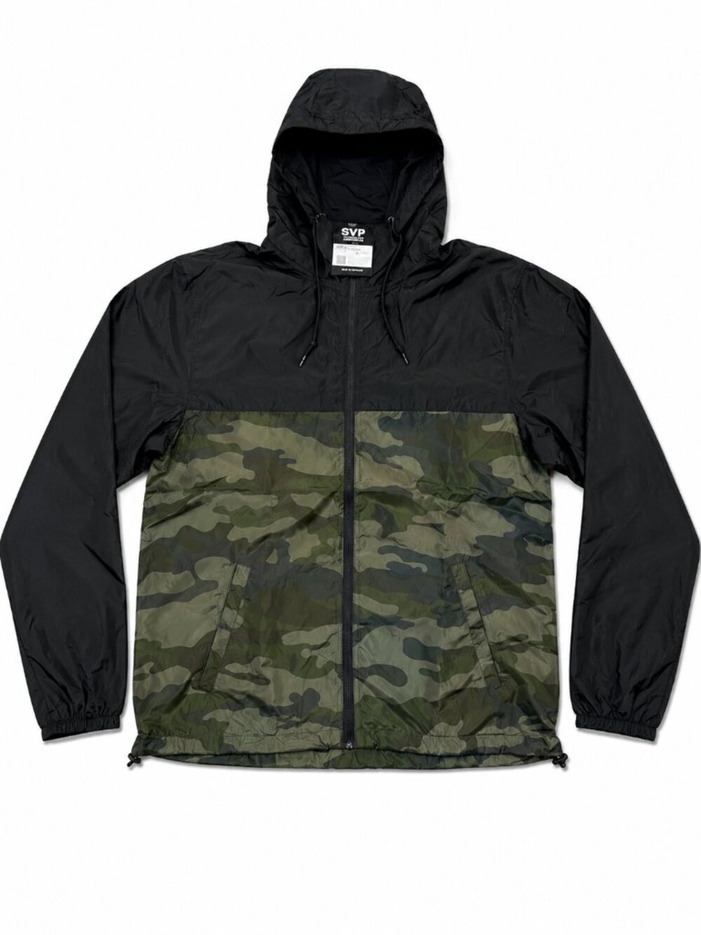 Men's Camo Lightweight Full-Zip Windbreaker Jacket